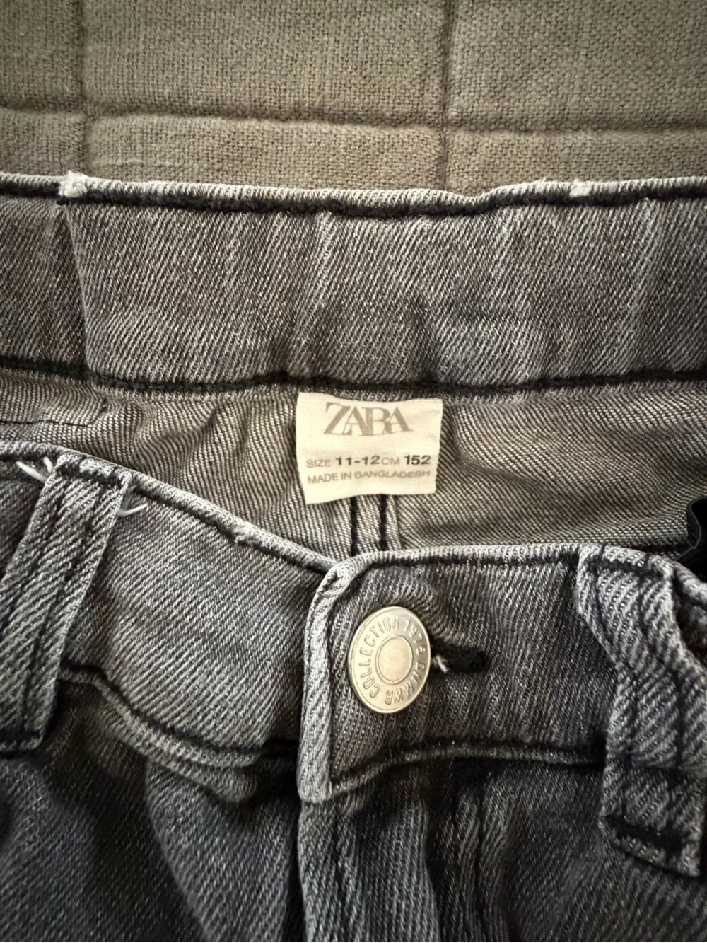 Zara Boys Straight Grey Denim Jeans